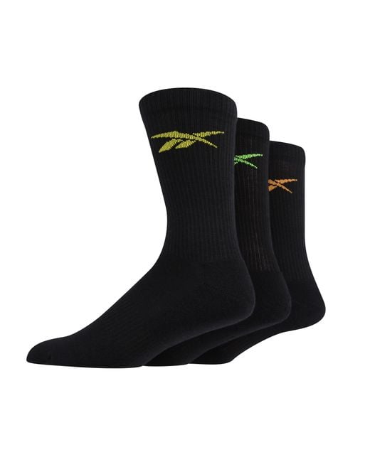 Reebok 3 Pairs Sports Essentials Crewunisex, Afmeting in het Black