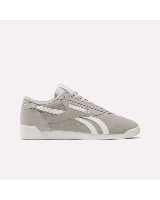 Reebok Gray Freestyle Lo Shoes