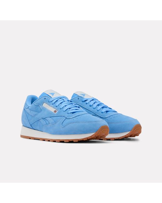 Reebok Blue Classic Leather Sneakers