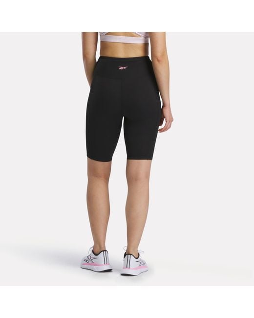 Reebok Black Lux Peached Biker Shorts