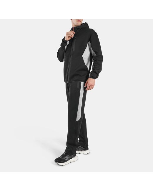 Reebok Black Dreamblend Spacer Full Zip Hoodie for men