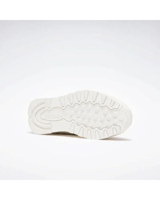 Reebok White Classic Leather Sneakers