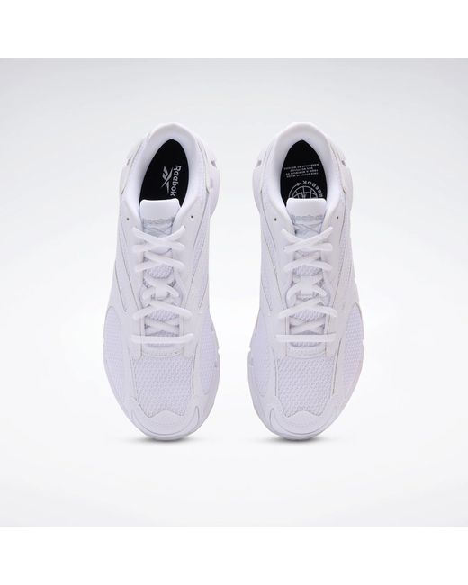 Reebok White Zig Hypnotica Running Shoes
