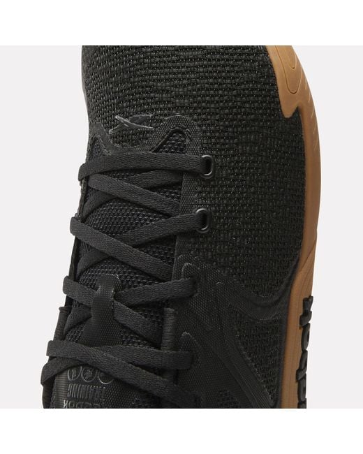 Reebok Black Nano Zero Training Shoes, Gum