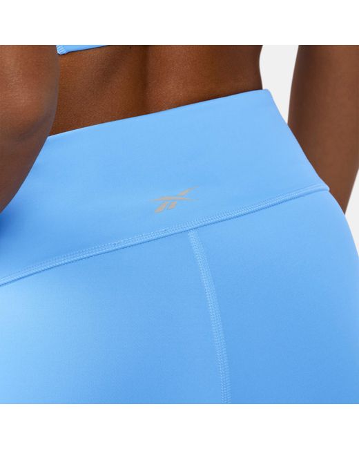 Reebok Blue Lux High Rise Bike Short