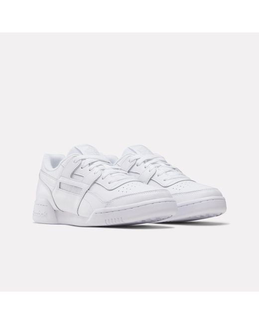 Reebok White Workout Plus Trainers