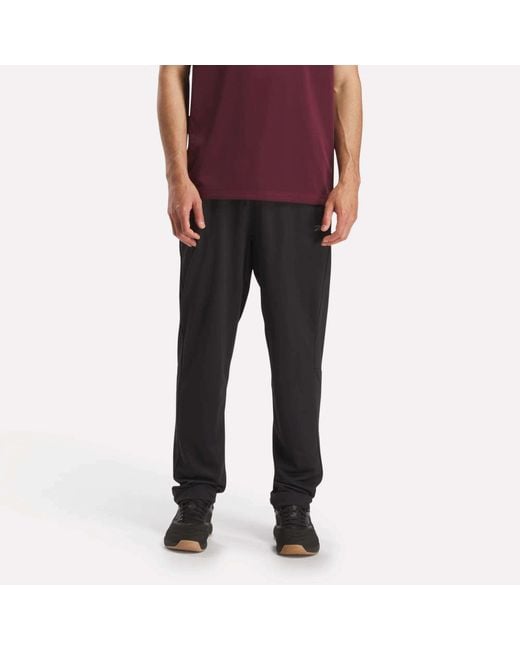 Reebok Black Train Knit Pants for men