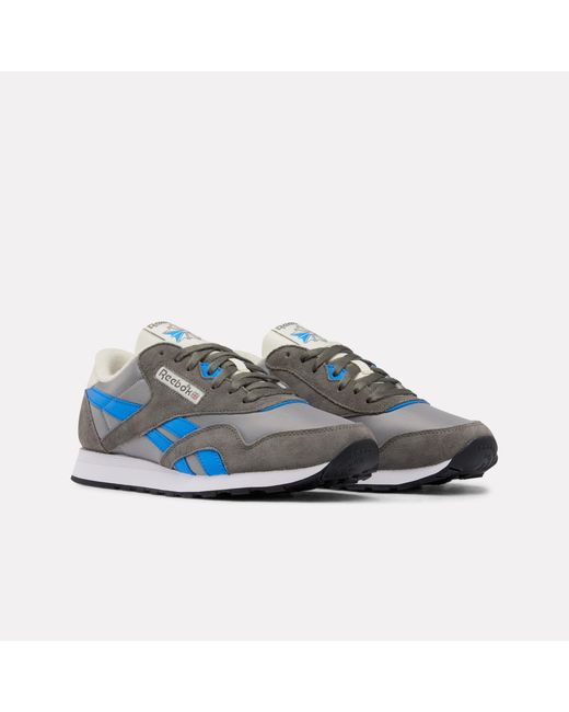 Reebok Blue Classic Nylon Trainers
