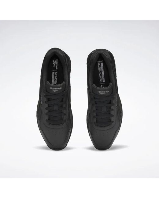Reebok Black Glide Ripple Clip Trainers