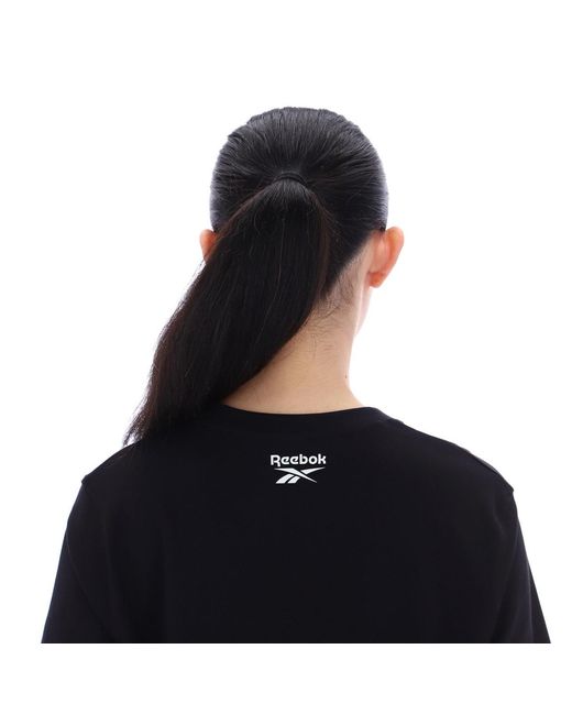 Reebok Black Metallic Logo T-Shirt