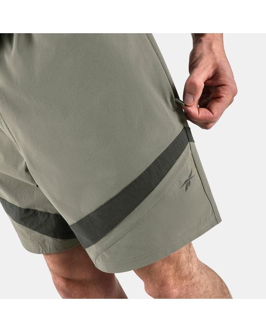Reebok Green Rbk.B Woven Shorts
