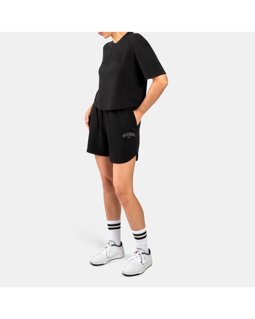 Reebok Black Prep Chenille T-Shirt