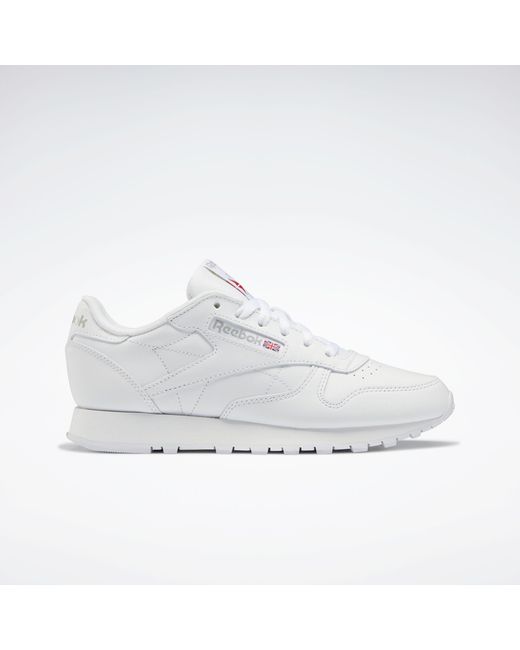 Reebok White Classic Leather Sneakers