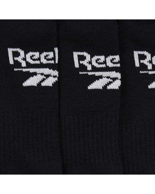Reebok Black Classic Core Ankle Socks (3 Pair Pack)