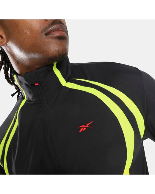 Reebok Black Sidewinder Performance Track Top