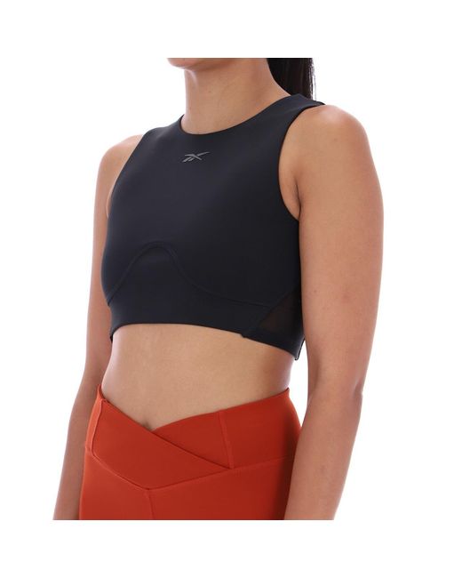 Reebok Red Lux Contour Crop Top