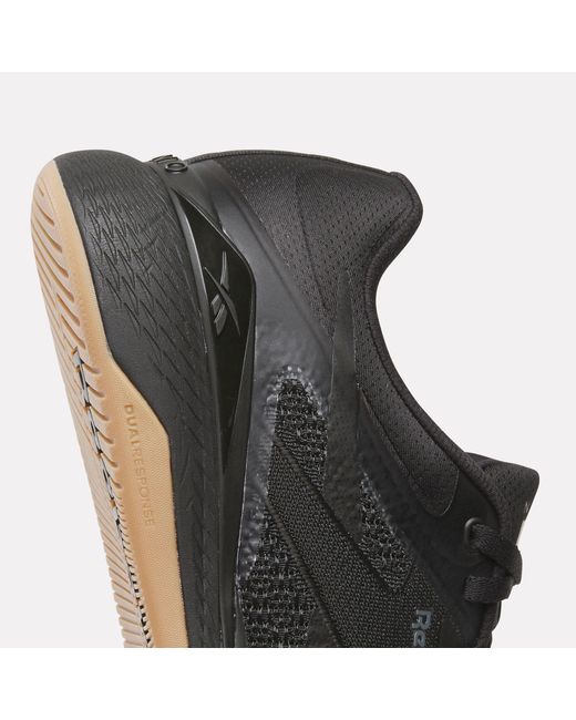 Reebok Black Nano X5 Training Shoes, Lee