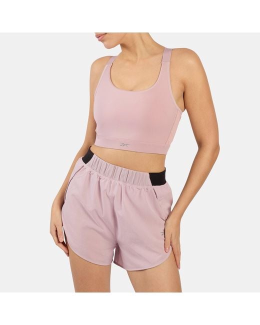 Reebok Pink Lux High Impact Sports Bra