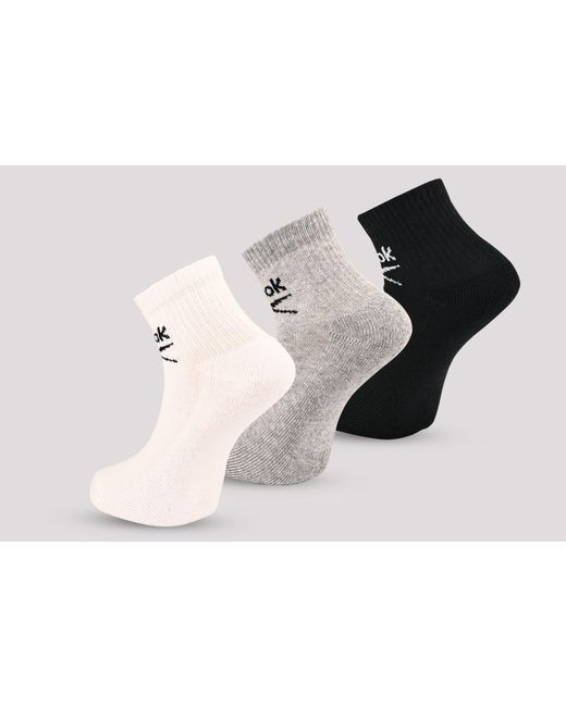 Reebok Natural Classic Core Ankle Socks (3 Pair Pack)