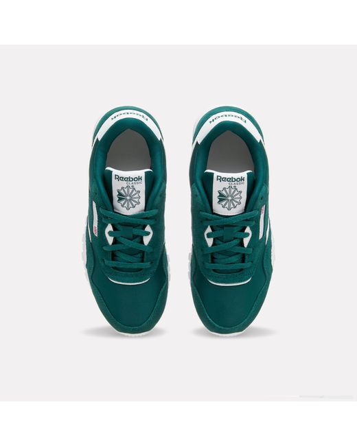 Reebok Green Classic Nylon Junior Trainers