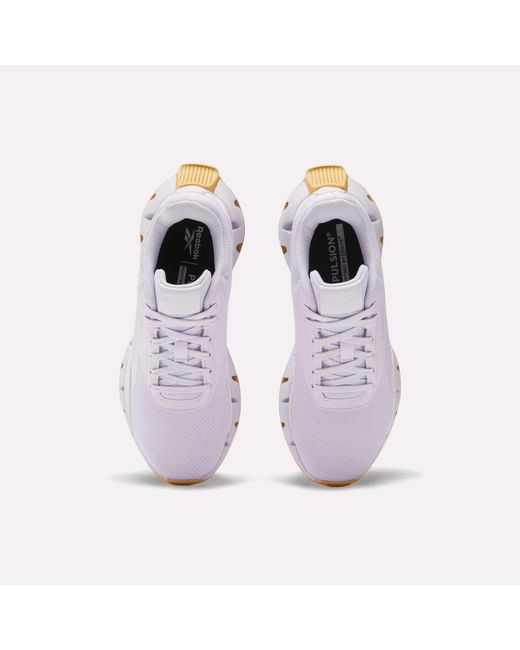 Reebok Purple Zig Dynamica Str Shoes