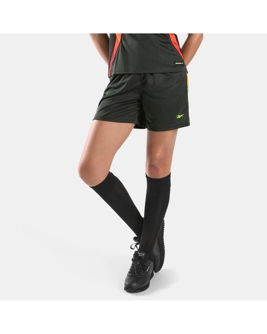 Reebok Black Sidewinder Football 6" Shorts