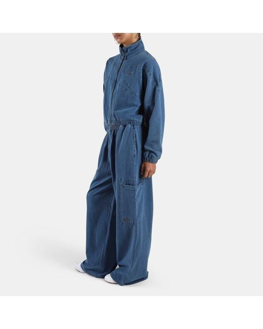 Reebok Blue Street Sport Vector Icon Track Jacket