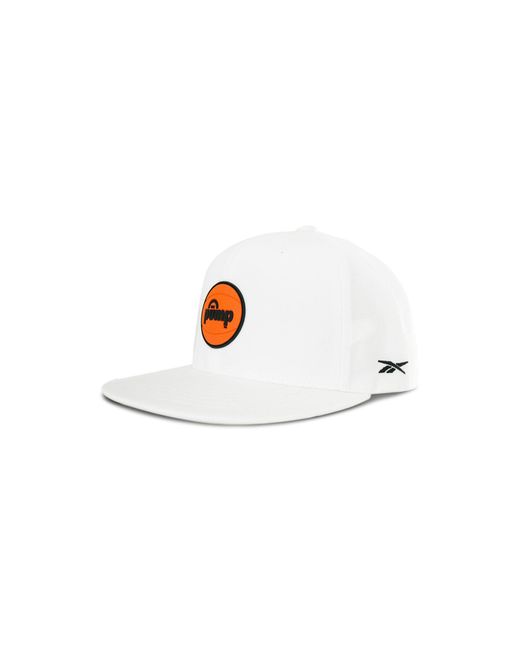 Reebok White Pump Hat