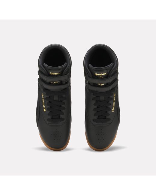 Reebok Black Freestyle Hi Trainers
