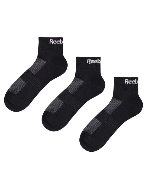Reebok 3-Pack Sports Essentials Ankle Socksunisex, Afmeting in het Black