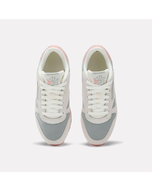Reebok Gray Classic Leather Trainers