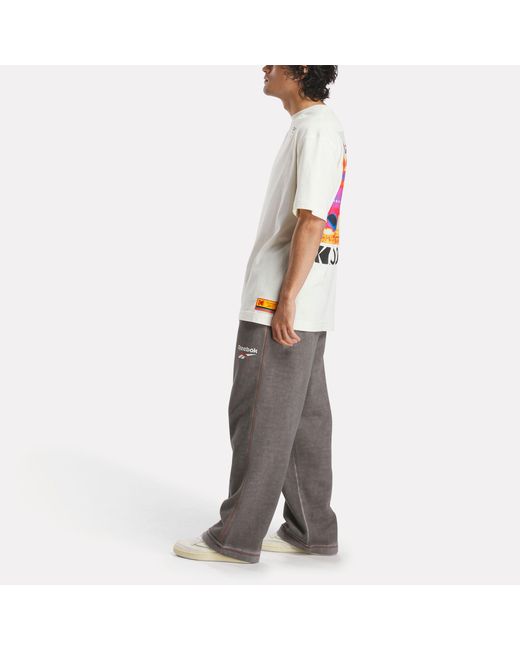 Reebok Gray X Kodak Straight-Leg Joggers