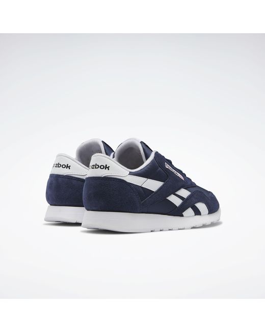 Reebok Blue Classic Nylon Trainers for men