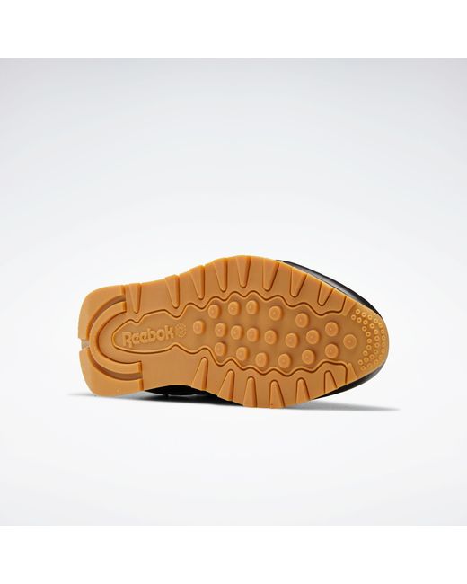 Reebok Black Classic Leather Sneakers, /Pure
