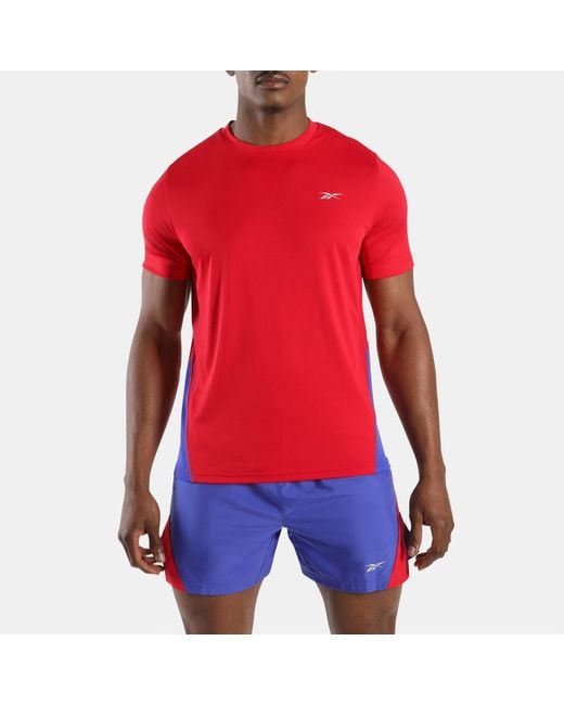Reebok Red Id Short Sleeve Vector T-Shirt