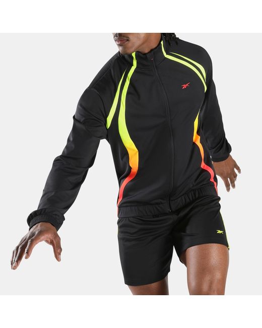 Reebok Black Sidewinder Performance Track Top