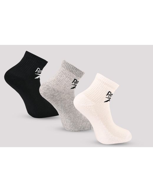 Reebok Natural Classic Core Ankle Socks (3 Pair Pack)