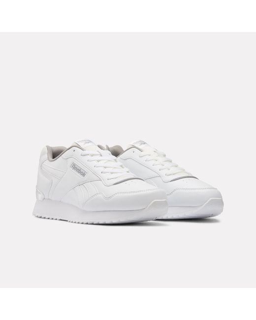 Reebok White Glide Ripple Clip Sneakers