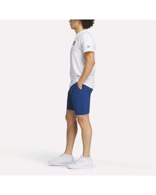 Reebok Blue Crushers Wordmark Tee for men