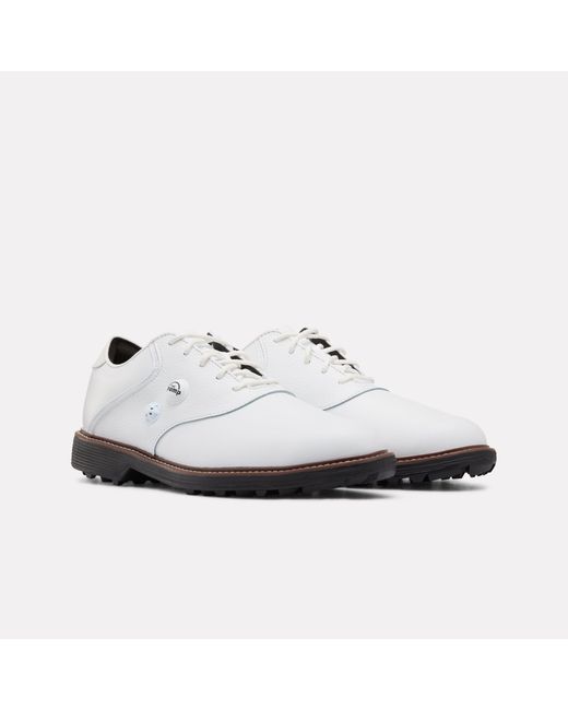 Reebok White Og Pump Golf Shoes
