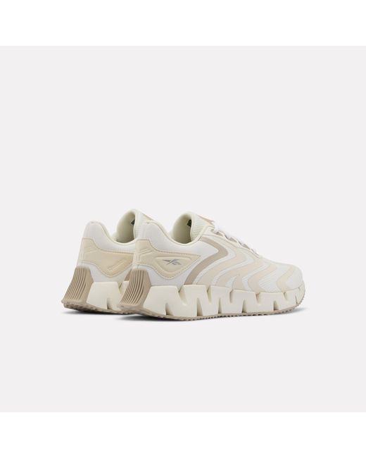 Reebok White Zig Rise Running Shoes