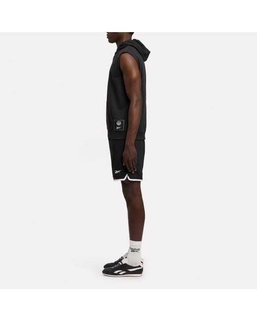 Reebok Black Rbk.B 7" Basketball Transition Shorts