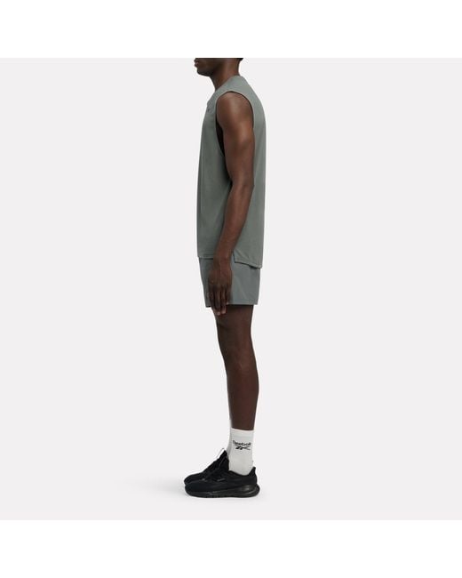 Reebok Gray Id Train 5" Woven Shorts