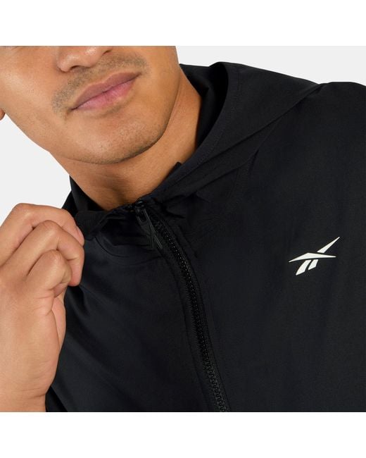 Reebok Black Id Woven Jacket for men