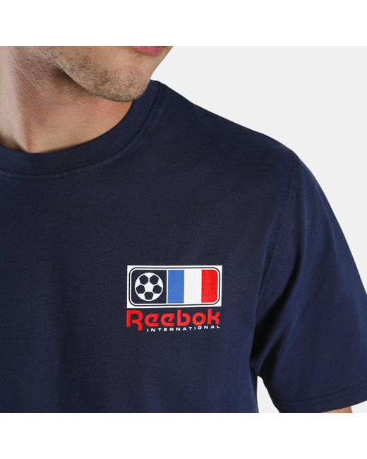 Reebok Blue France Football T-Shirt