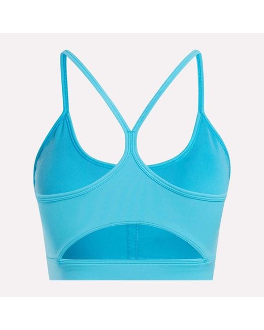 Reebok Blue Strappy Sports Bra