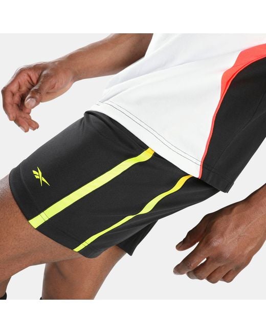 Reebok Black Sidewinder Football 7" Shorts