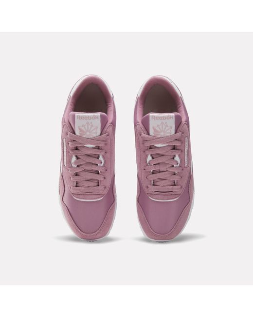 Reebok Purple Classic Nylon Trainers