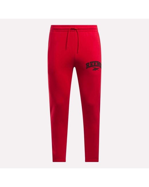 Reebok Red Joggers for men
