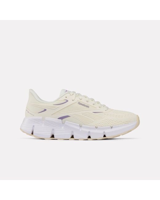 Reebok White Zig Dynamica 6 Running Shoes